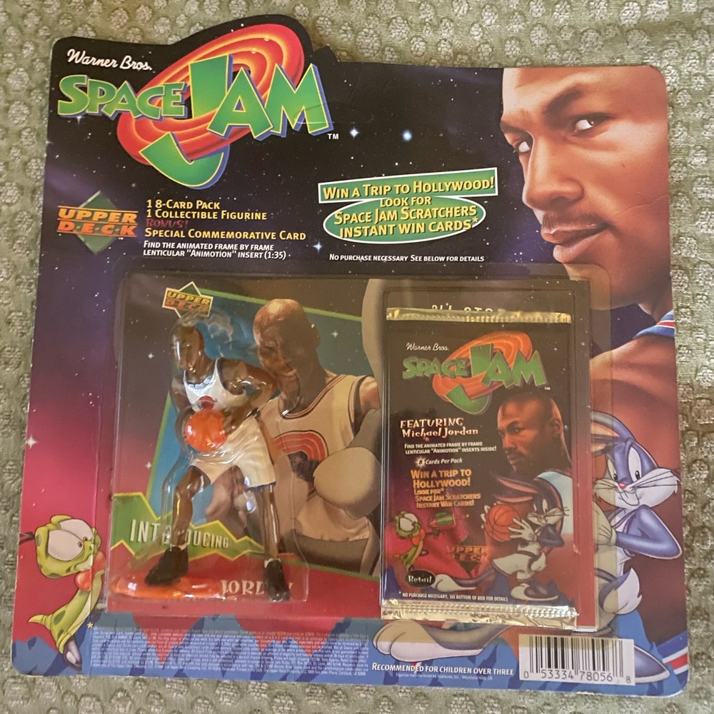 Space Jam Upper Deck Figurine and Card Set